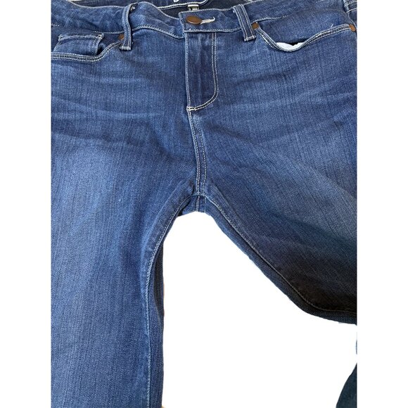 Paige Lou Lou Flare Jeans Vintage Size 29 Medium Wash Stretch Denim - Picture 3 of 8